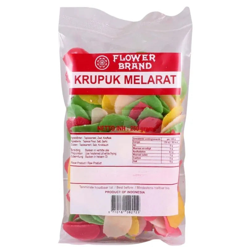Flower Brand Krupuk / Kroepoek Melarat - 250g-Global Food Hub