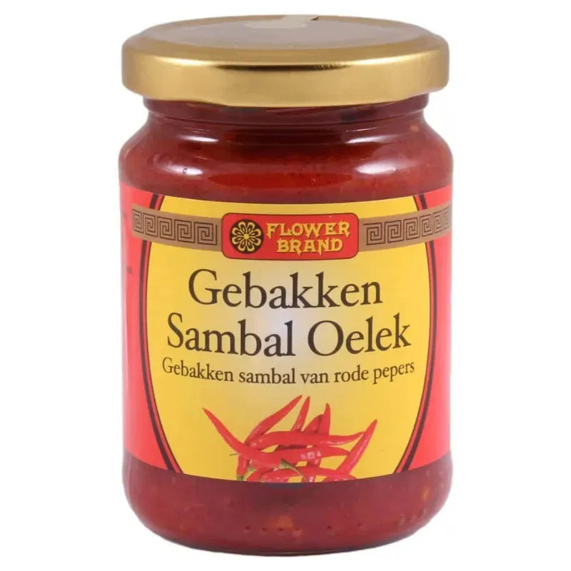 Flower Brand Sambal Oelek Fried - 200g-Global Food Hub