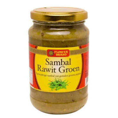 Flower Brand Sambal Rawit Groen-375 grams-Global Food Hub