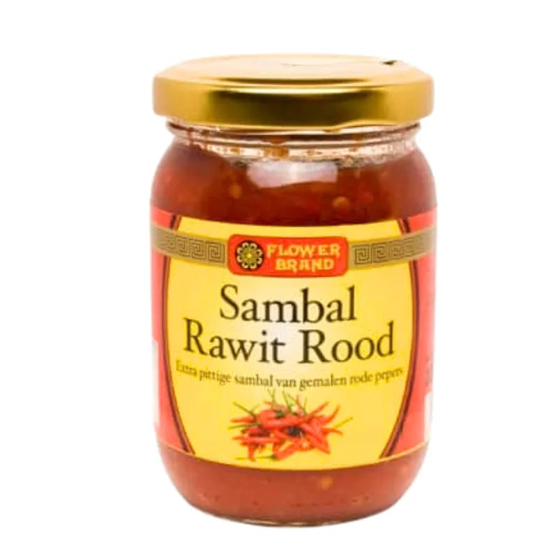 Flower Brand Sambal Rawit Rood-200 grams-Global Food Hub