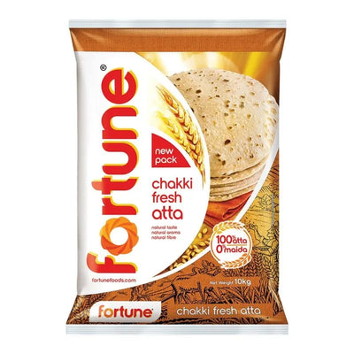 Fortune Chakki Atta / Whole Wheat Flour (10kg) - Export Pack-Global Food Hub