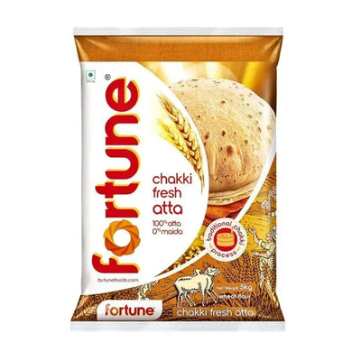Fortune Chakki Atta / Whole Wheat Flour 5kg - Export Pack-Global Food Hub