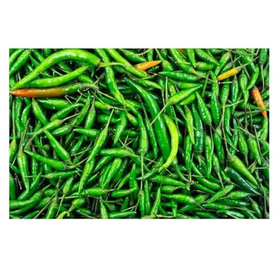 Fresh Indian Green Chillies - 200g-Global Food Hub