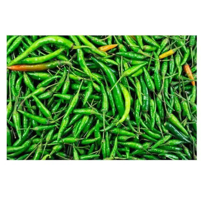 Fresh Indian Green Chillies - 300g-Global Food Hub