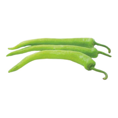 Fresh Long Green Chillies - 350g-Global Food Hub