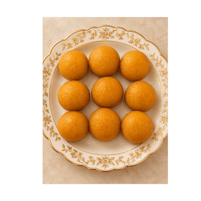 Fresh Mithai / Sweets Besan Ladoo - 400 grams-Global Food Hub