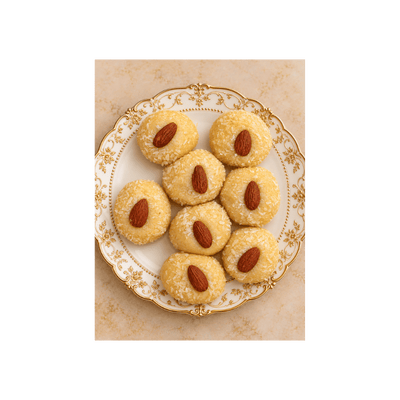 Fresh Mithai / Sweets Coconut Peda-Global Food Hub