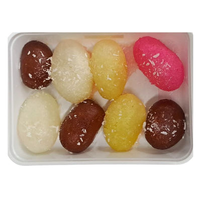 Fresh Mithai / Sweets Mix Colorful Cham Cham - 500g-Global Food Hub