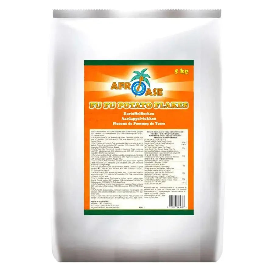 Fu Fu Potato Flakes AFROASE- 5kg-5 Kilograms-Global Food Hub