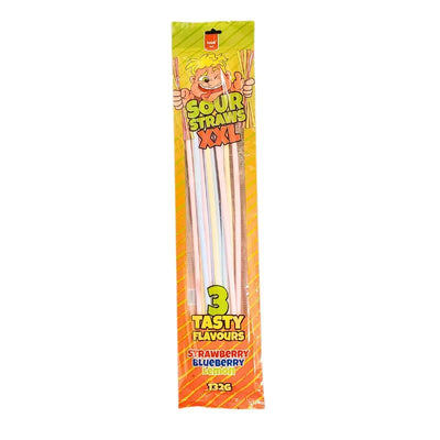 Funlab XXL Sour Straws in 3 Flavours - 132g-Global Food Hub