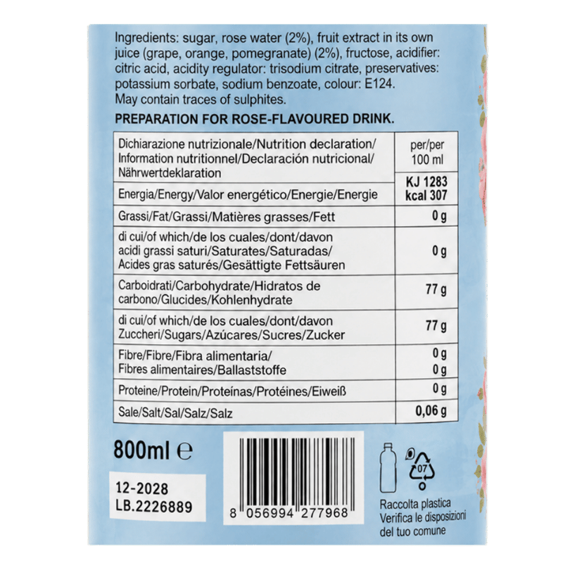 Hamdard Rooh Afza Syrup - 800ml