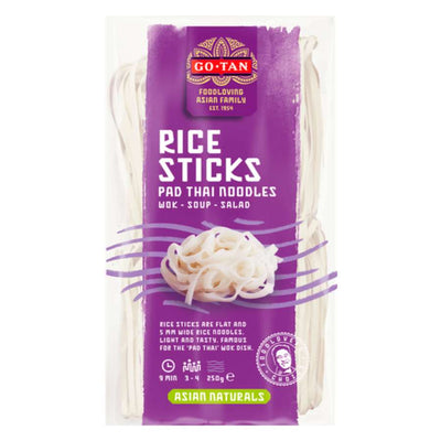 GO-TAN Rice Sticks (Pad Thai Noodles)-250 grams-Global Food Hub