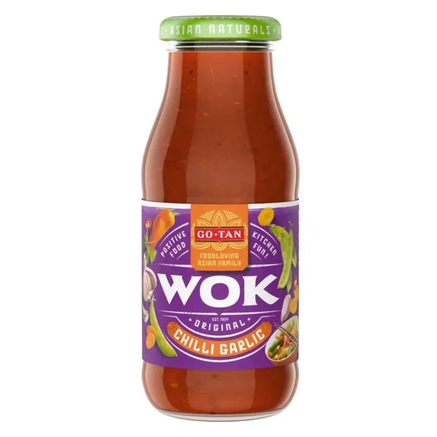 GO-TAN Wok Sauce Chilli Garlic - 240g-Global Food Hub