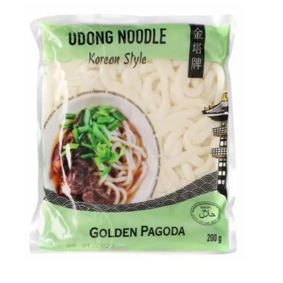 GOLDEN PAGODA Fresh Udong Noodle Korean Style-200 grams-Global Food Hub