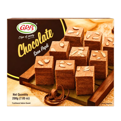 GRB Chocolate Soan Papdi - 200g-Global Food Hub