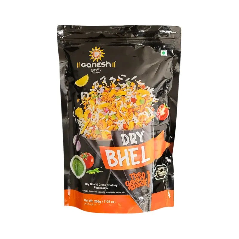 Ganesh Bhel Dry Bhel With Chutney - 200g-Global Food Hub