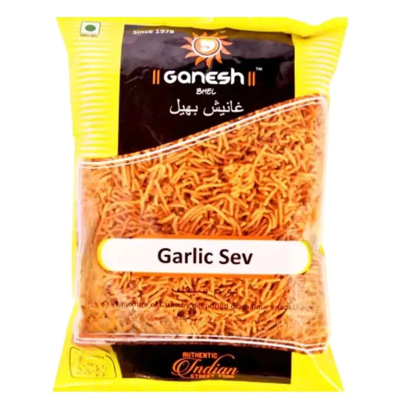 Ganesh Bhel Garlic Sev - 180g-Global Food Hub