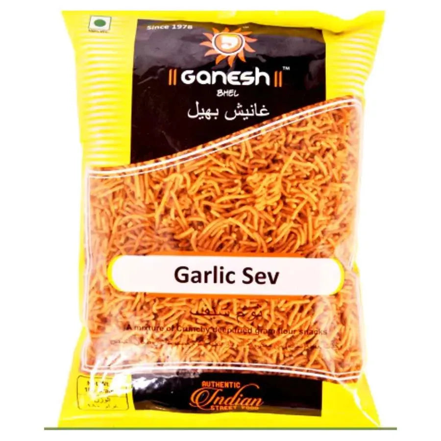 Ganesh Bhel Garlic Sev - 180g-Global Food Hub