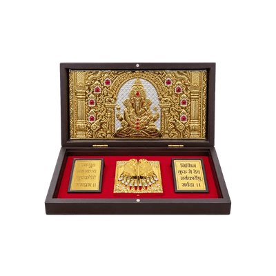Ganesh Charan Paduka Gift Set-Global Food Hub