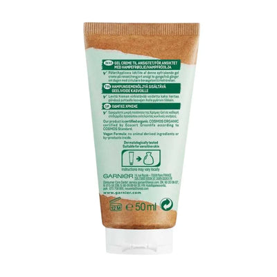 Garnier Bio Soothing & Restoring Gel Soothing Hemp Cream - 50 ml-Global Food Hub