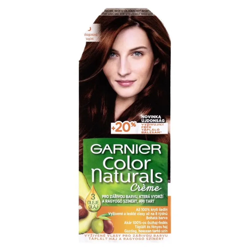Garnier Color Naturals Creme Hair Color - 4.5 Mahogany-Global Food Hub