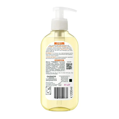 Garnier Vitamin C Glow Boosting Gel Wash Cleanser - 200ml-Global Food Hub