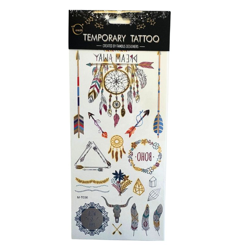 Gaudi Temporary Tattoo - By Famous Designers-Global Food Hub