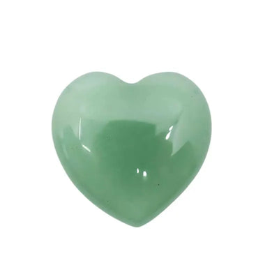 Gemstone Heart Green Aventurine (20 mm)-Global Food Hub