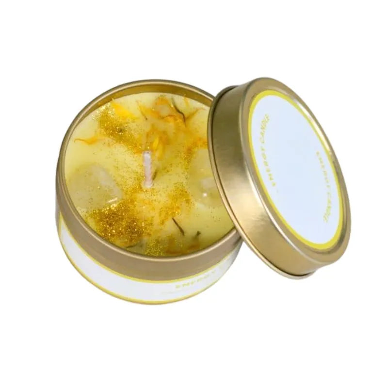 Gemstone Scented Candle Citrine – Energy-Global Food Hub