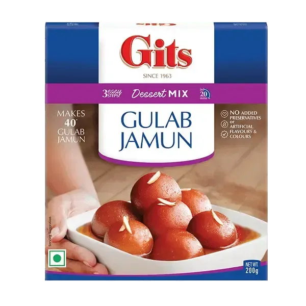 Gits Gulab Jamun Mix - 200g-Global Food Hub