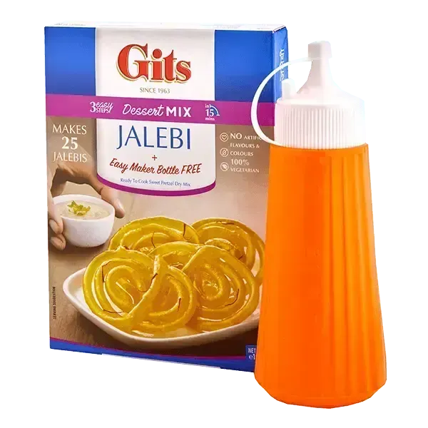 Gits Jalebi Mix with Maker Bottle - 100g-Global Food Hub
