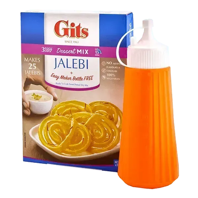 Gits Jalebi Mix with Maker Bottle-Global Food Hub