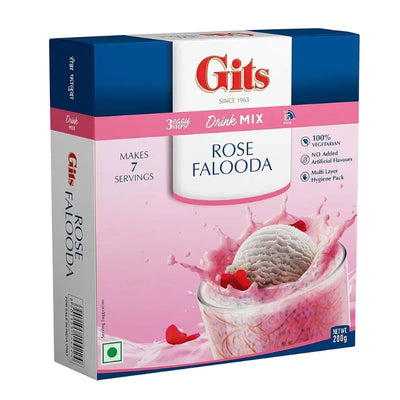 Gits Rose Falooda Mix - 200g-Global Food Hub