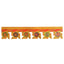 Gold Foil Diwali Toran 81cm x 11cm T6-Global Food Hub