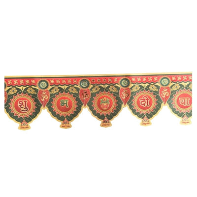 Gold Foil Diwali Toran 81cm x 11cm T7-Global Food Hub