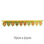 Gold Foil Diwali Toran 81cm x 11cm T8-Global Food Hub