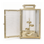 Gold Lantern Candle Holder with Handle – 3 Tealight Holders-Global Food Hub