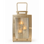 Gold Lantern Candle Holder with Handle – 3 Tealight Holders-Global Food Hub