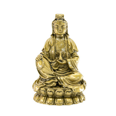 Gold-colored Medicine Buddha (8.5cm)-Global Food Hub