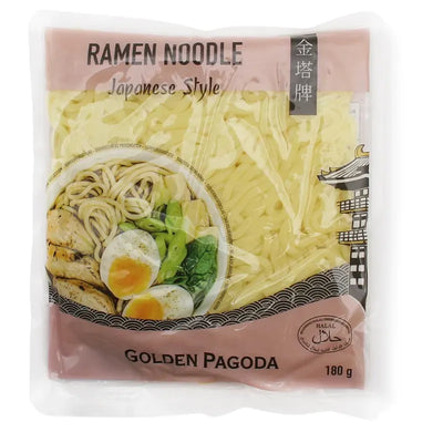 Golden Pagoda Fresh Ramen Noodle Japanese Style - 180g-Global Food Hub