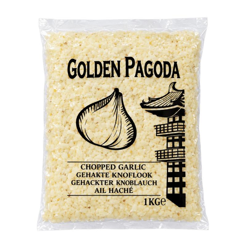 Golden Pagoda Frozen Chopped Garlic- 1Kg (Please read description)-Global Food Hub