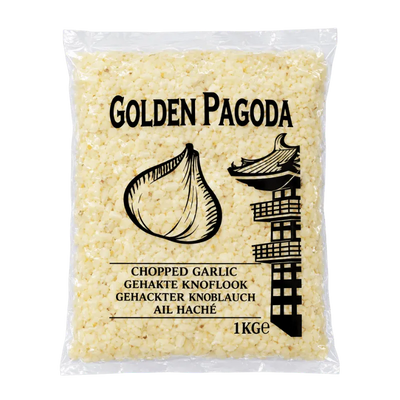 Golden Pagoda Frozen Chopped Garlic- 1Kg (Please read description)-Global Food Hub