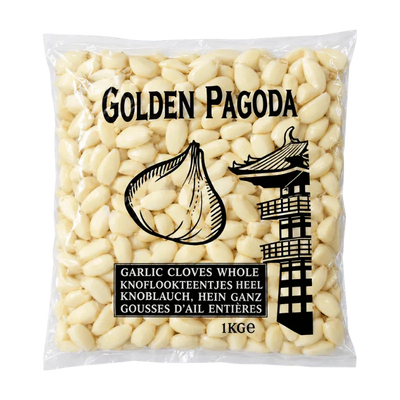 Golden Pagoda Frozen Garlic Cloves Whole- 1Kg (Please read desciption)-Global Food Hub