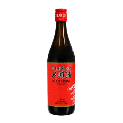 Golden Pagoda - Shao Hsing Cooking Wine 14% Alcohol - Age check Included - 750ml-Global Food Hub