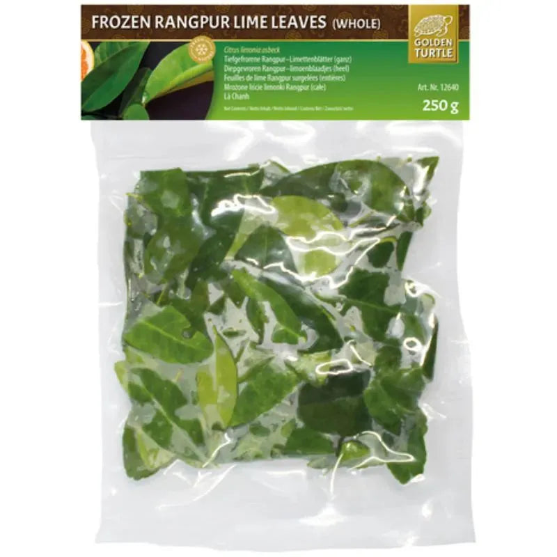 Golden Turtle - FROZEN Rangpur Lime Leaves (Whole) - 250g-Global Food Hub