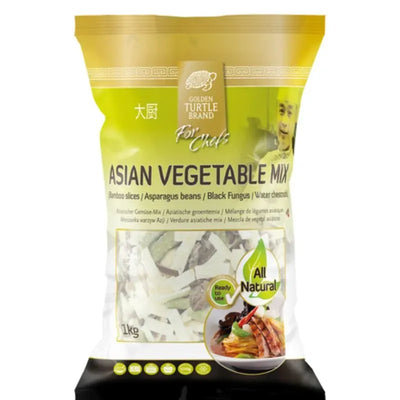 Golden Turtle For Chefs - FROZEN Asian Vegetable Mix - 1Kg-Global Food Hub