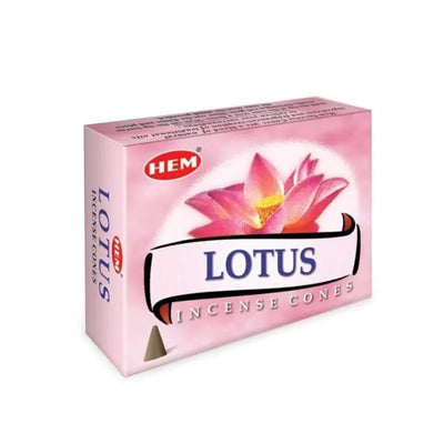 HEM Lotus Incense Cones - 10 Cones-Global Food Hub