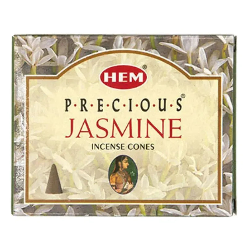 HEM Precious Jasmine Incense Cones - 10 Cones-Global Food Hub