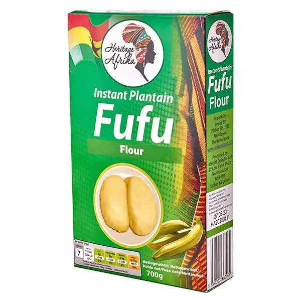 HERITAGE AFRIKA Instant Plantain FUFU Flour- 680grams-680 grams-Global Food Hub