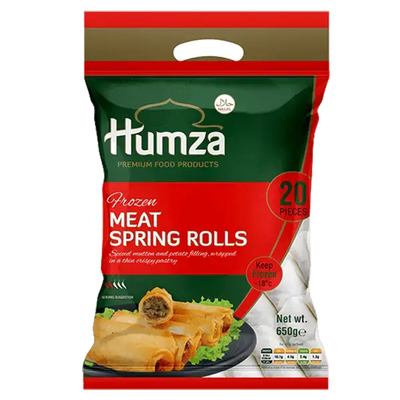 HUMZA MEAT SPRING ROLL - Frozen-Global Food Hub